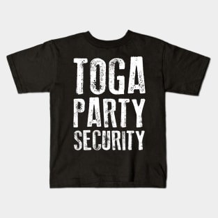 Funny Fraternity & Sorority Toga Party Security Kids T-Shirt